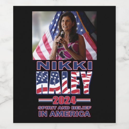 Nikki Haley - 2024 ワインラベル (シングルラベル)