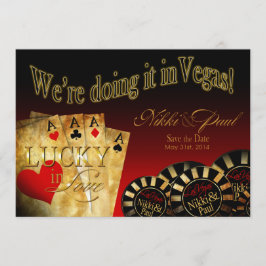 Nikki & Paul Las Vegas Deluxe Save the Date セーブザデート
