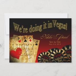 Nikki & Paul Las Vegas Deluxe Save the Date セーブザデート