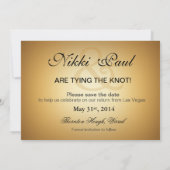 Nikki & Paul Las Vegas Deluxe Save the Date セーブザデート (裏面)