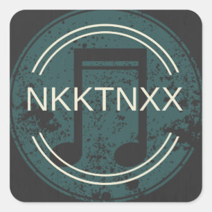 Nikkitanixxのロゴプロダクト スクエアシール