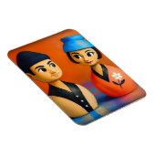 NIKO AND HANA PHOTO MAGNET.   マグネット (右側)