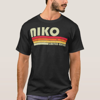 NIKO Gift Name Personalized Funny Retro Vintage Bi Tシャツ