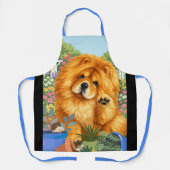 NIKO the Chow All-Over Print Apron エプロン (正面)