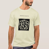 NIKOICHI Kanji Art : Tamura front print T-shirt Tシャツ (正面)