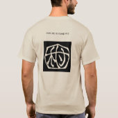 NIKOICHI Kanji Art : TAMURA T-shirt Tシャツ (裏面)