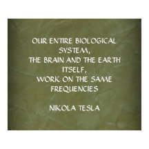NIKOLA TESLAの引用 - 同じ周波数 -
