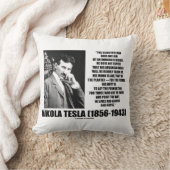 Nikola Teslaの科学者は即座に狙わない クッション (ブランケット)