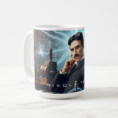 Nikola Tesla コーヒーマグカップ (正面左)
