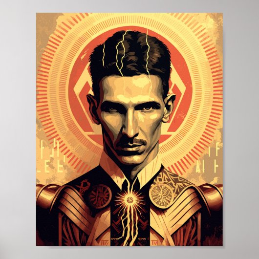 Nikola Tesla ポスター (正面)