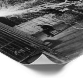 Nikola Tesla – 電気のボルト ポスター (角)