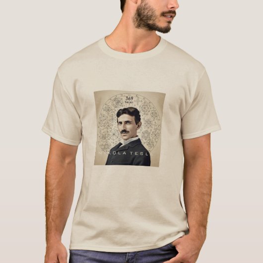 Nikola Tesla - 369鍵for the Universe Tシャツ (正面)