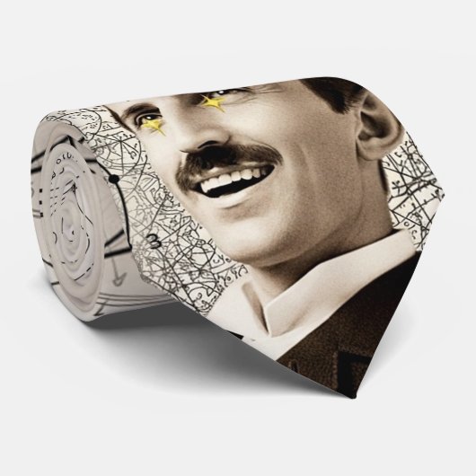 Nikola Tesla - 369 Key for the Universe ネクタイ (ロール)