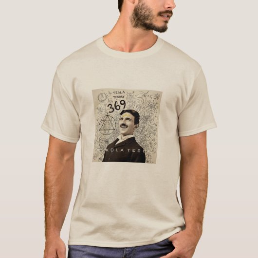 Nikola Tesla - 369 Key for the Universe Tシャツ (正面)