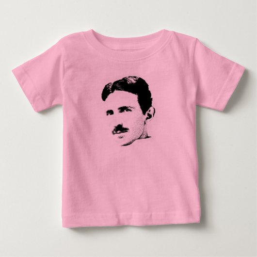 Nikola Tesla Baby ベビーTシャツ (正面)