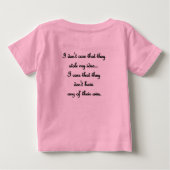 Nikola Tesla Baby ベビーTシャツ (裏面)