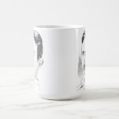 Nikola Tesla Face コーヒーマグカップ (中央)