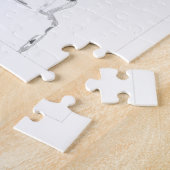 Nikola Tesla Face ジグソーパズル (側面)