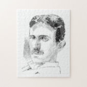 Nikola Tesla Face ジグソーパズル (縦)