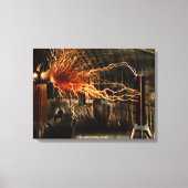 Nikola Tesla Man of Mystery Color Redux キャンバスプリント (正面)