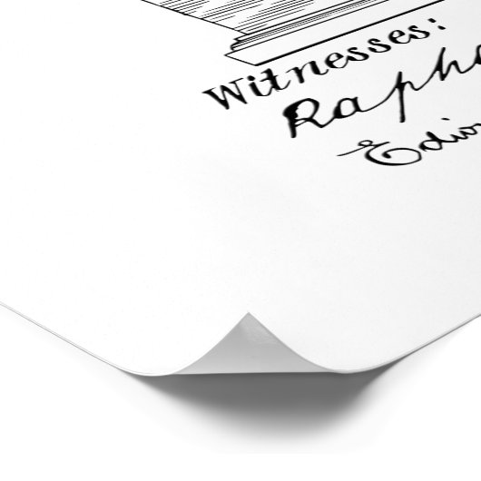 Nikola Tesla Patent ポスター (角)