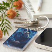 「Nikola Tesla - Pocket Genius」キーリング キーホルダー (正面右)