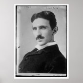 Nikola Tesla Portrait ポスター (正面)