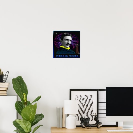Nikola Tesla poster ポスター (ホームオフィス)