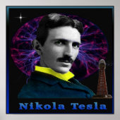 Nikola Tesla poster ポスター (正面)