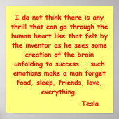 nikola tesla quote ポスター (正面)