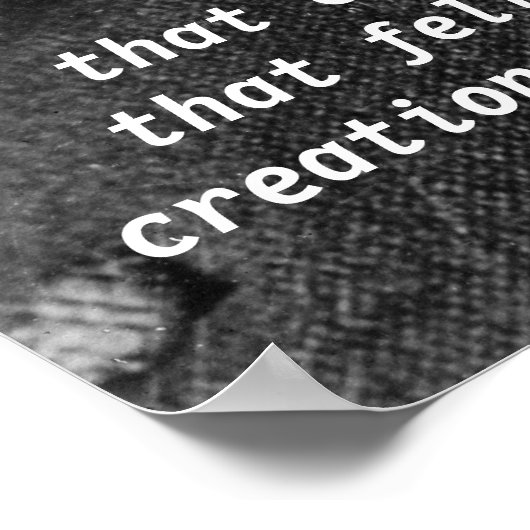 Nikola Tesla Quote ポスター (角)