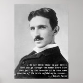 Nikola Tesla Quote ポスター (正面)