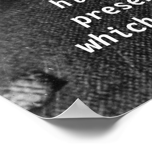 Nikola Tesla Quote ポスター (角)