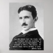 Nikola Tesla Quote ポスター (正面)
