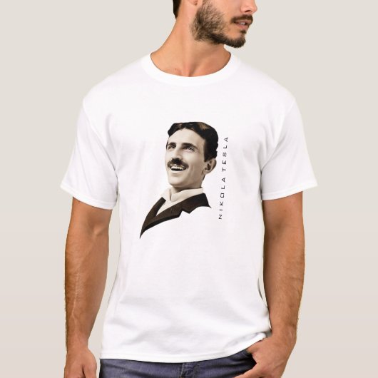 Nikola Tesla Smile Tシャツ (正面)