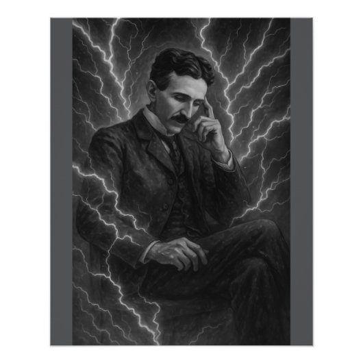 「Nikola Tesla - The Electric Mind」ポスター ポスター (正面)