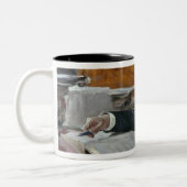 Nikolai Andreyevich Rimsky-Korsakovのポートレート ツートーンマグカップ (左)