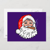 Nikolaus Weihnachtsmann Zigarre Santa Claus cigar シーズンポストカード (正面/裏面)