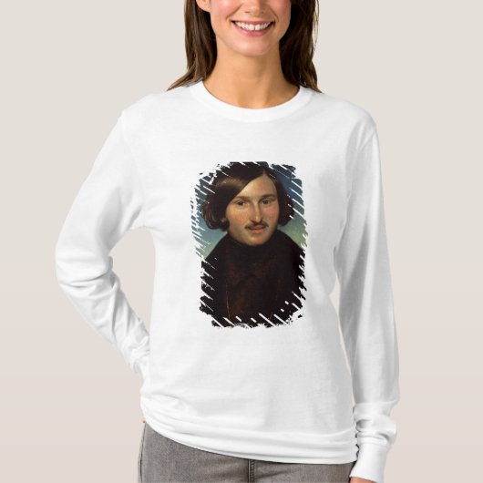 Nikolay Gogol 1841年のポートレート Tシャツ (正面)