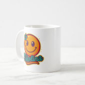 Nikolina Emoticon # 1 コーヒーマグカップ (正面左)