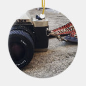 Nikonのフィルムのカメラ セラミックオーナメント (正面)