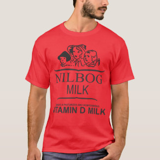 NILBOGのミルクのワイシャツ(特別で赤いラベルの版) Tシャツ