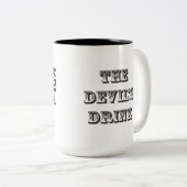 NILBOGの雑貨店の悪魔の飲み物のコーヒー・マグ ツートーンマグカップ (正面右)