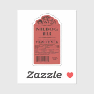 Nilbog Milk Vinyl Sticker シール
