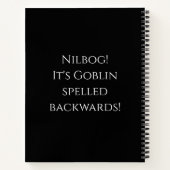NILBOG Troll 2スパイラルノートブック ノートブック (裏面)