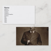 NilsアードルフエリックNordenskjold (1832-1901年)、fr男爵 名刺 (正面/裏面)