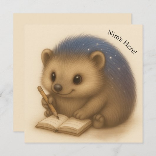 Nim仕訳帳カスタマイズ可能な心地よいシリーズカード (正面/裏面)