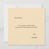 Nim Gardensカスタマイズ可能心地よいシリーズカード (裏面)