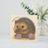 Nim Knitsカスタマイズ可能な心地よいシリーズカード (スタンド正面)