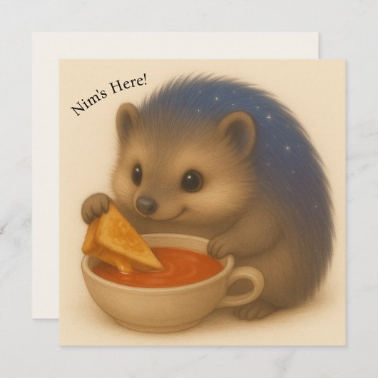 Nim Nibblesカスタマイズ可能な心地よいシリーズカード (正面/裏面)